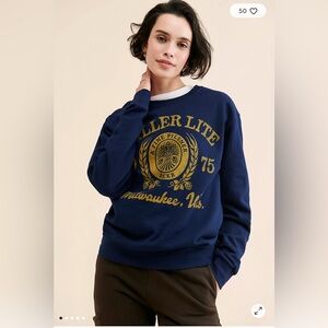 Junk food miller light crewneck